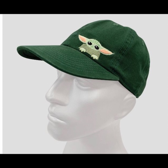 NWT Disney Star Wars Dad's Hat/Cap ADJUSTABLE SIZE | Green | Baby Yoda - Picture 2 of 3